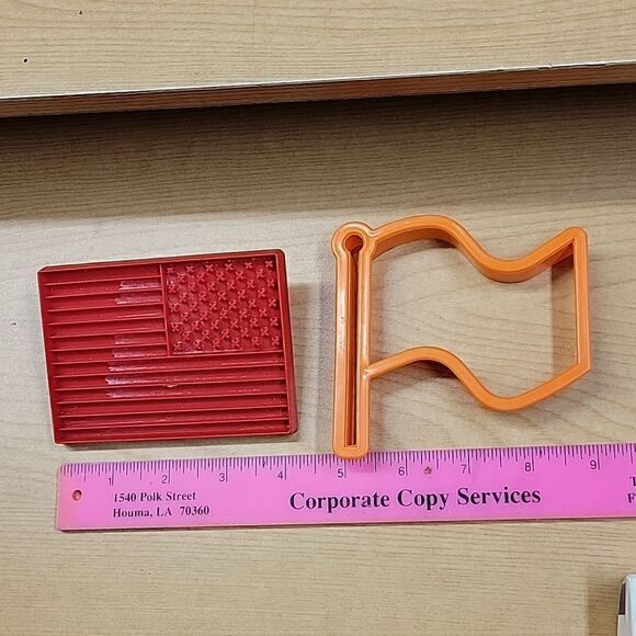 Vintage Patriotic Cookie Cutters Set of 4 Lincoln Washington Eagle USA - Picture 6 of 6